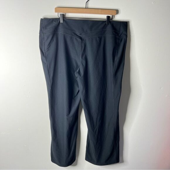 Nike Black Wide Leg Legging Yoga Pants size 2X - Picture 6 of 9